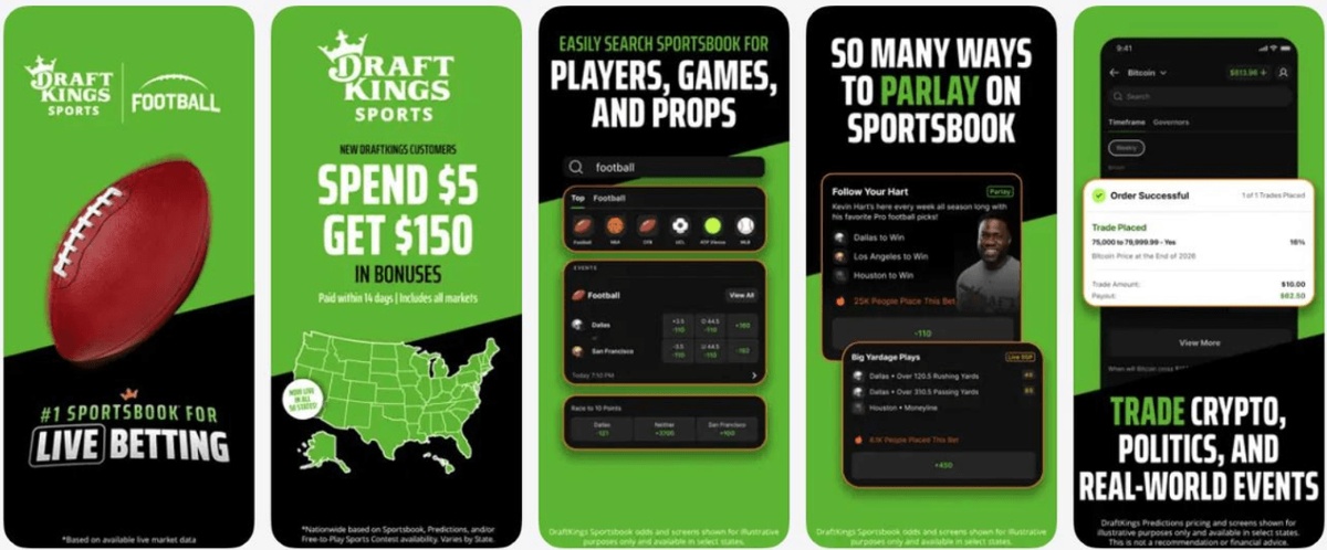 draftkings mobile app real money casino